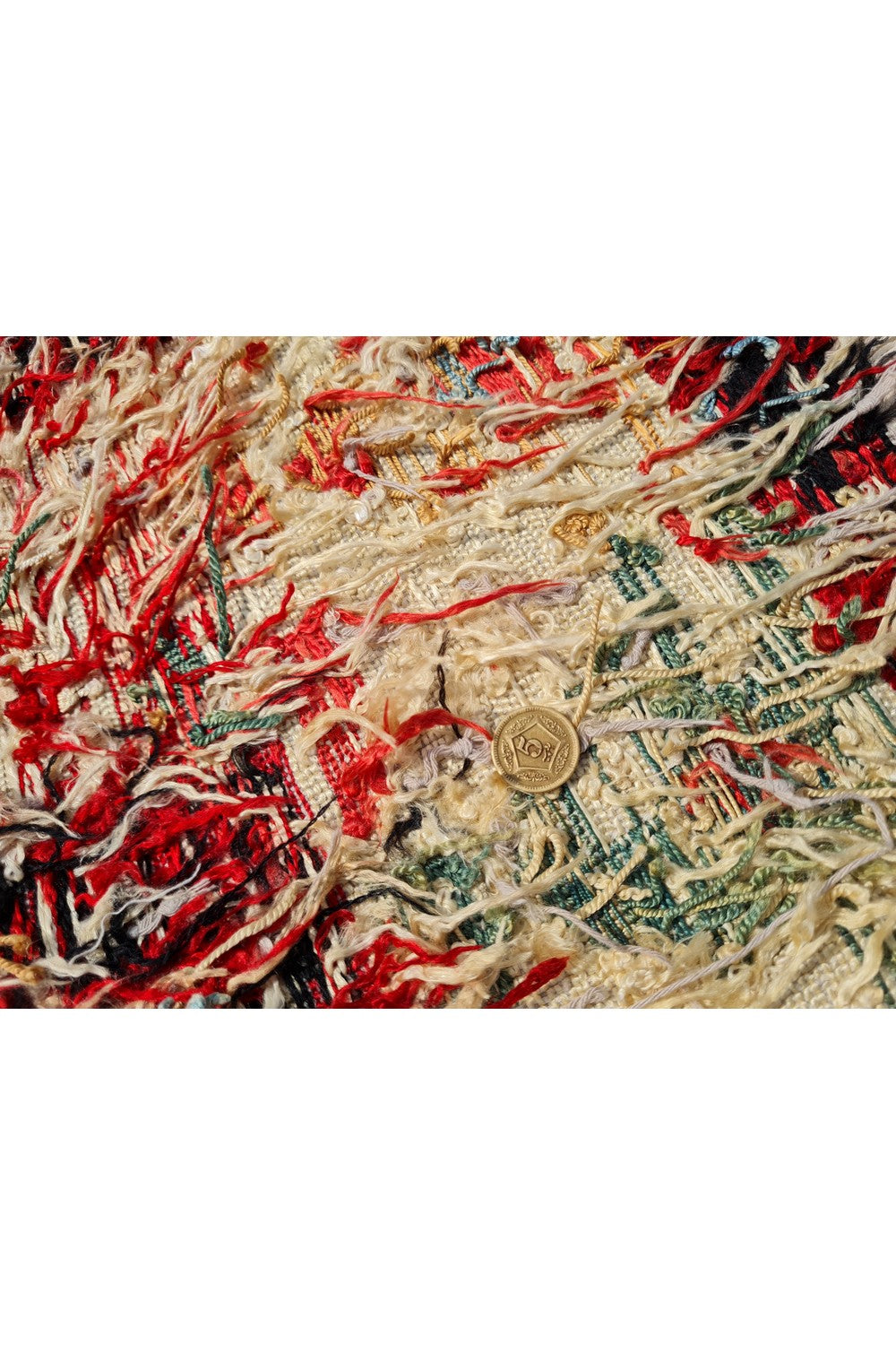 Fine Quality Hand Knotted Veg Dyed Soumak Pictorial Silk Kilim Area Rug 6 x 4 Ft (913 KHI)