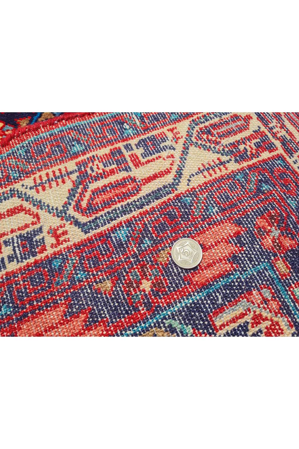 Amazing Hand Knotted Vintage Ceena Wool Area Rug 5.3 x 3.3 Ft