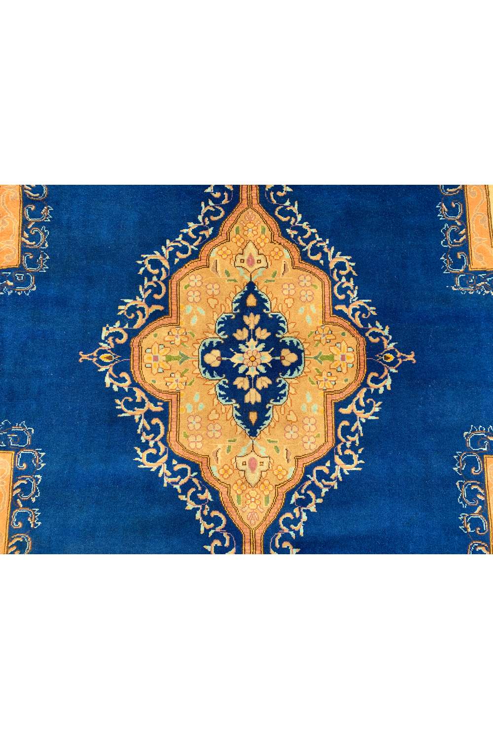 Amazing Hand Knotted Vintage Qirmoun Wool Area Rug 10.4 x 6.11 Ft