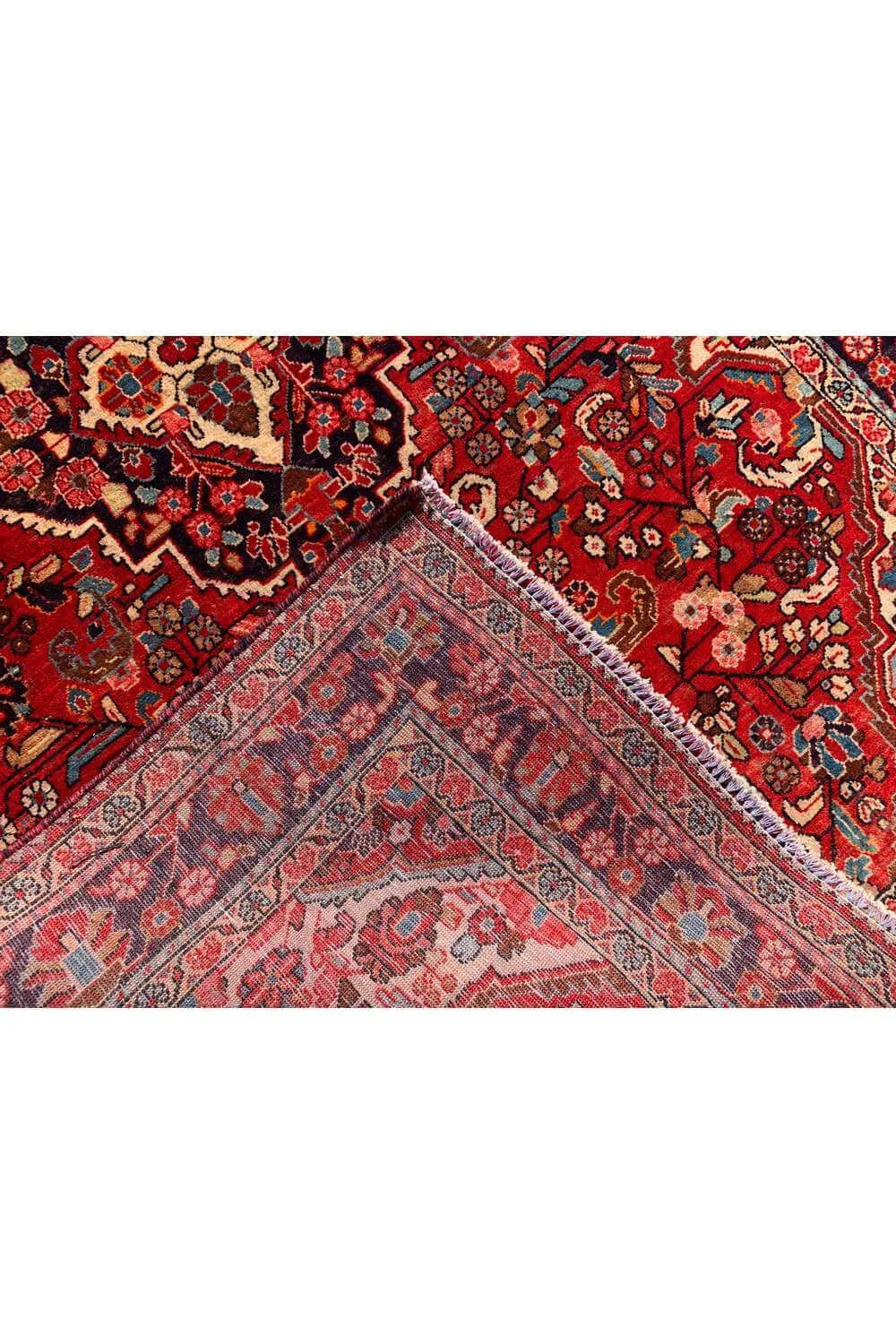 Amazing Hand Knotted Vintage Hamidoun Wool Area Rug 6.10 x 4.3 Ft