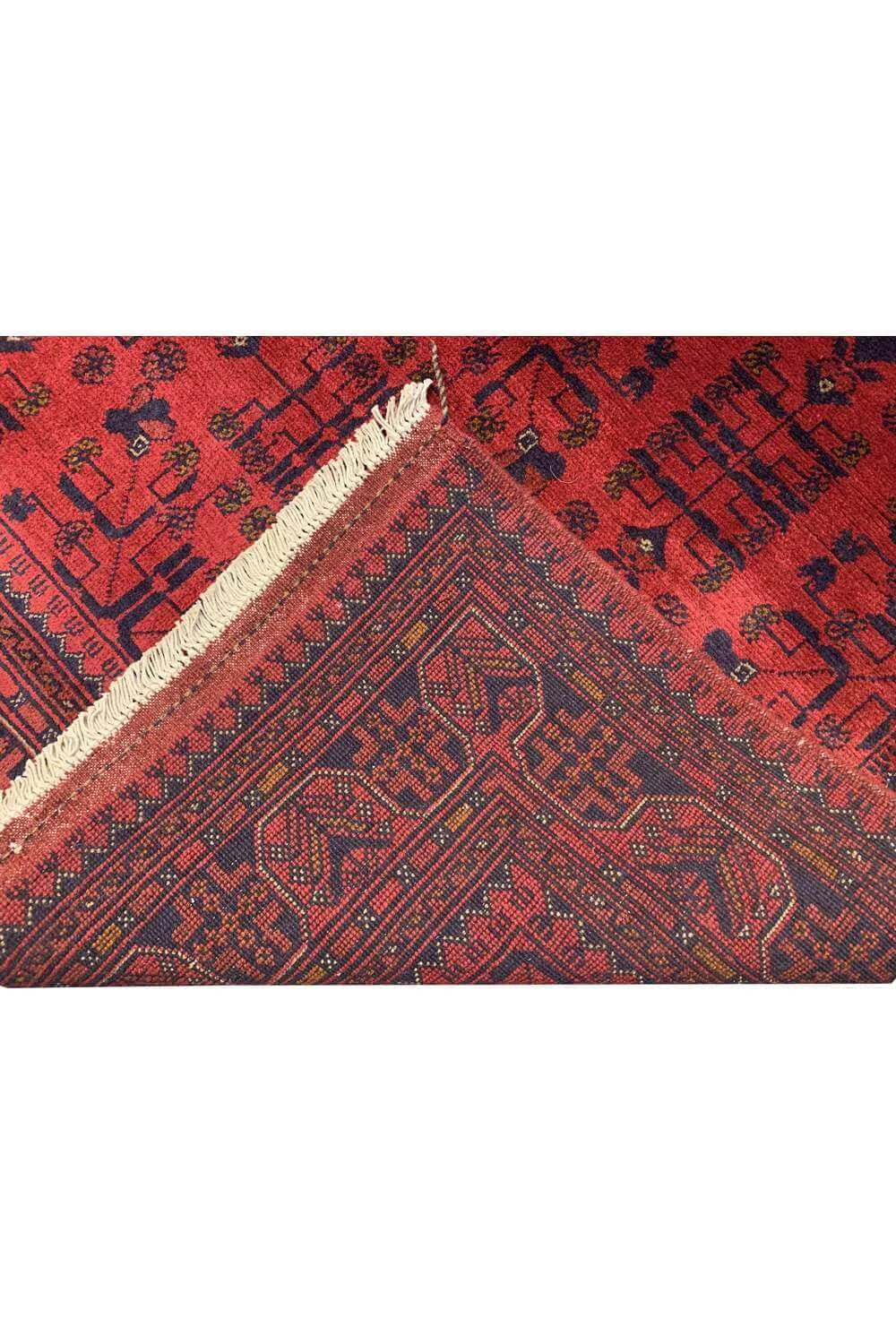 Fine Quality Hand Knotted Afghan Khal Muhammadi Wool Area Rug 6.6 x 4.10 Ft