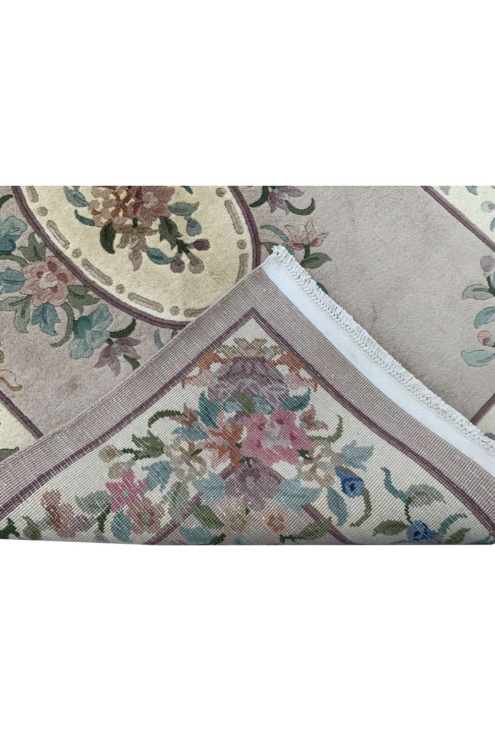 Amazing Hand Knotted Sino Tibet Silk Area Rug 6 x 4 Ft