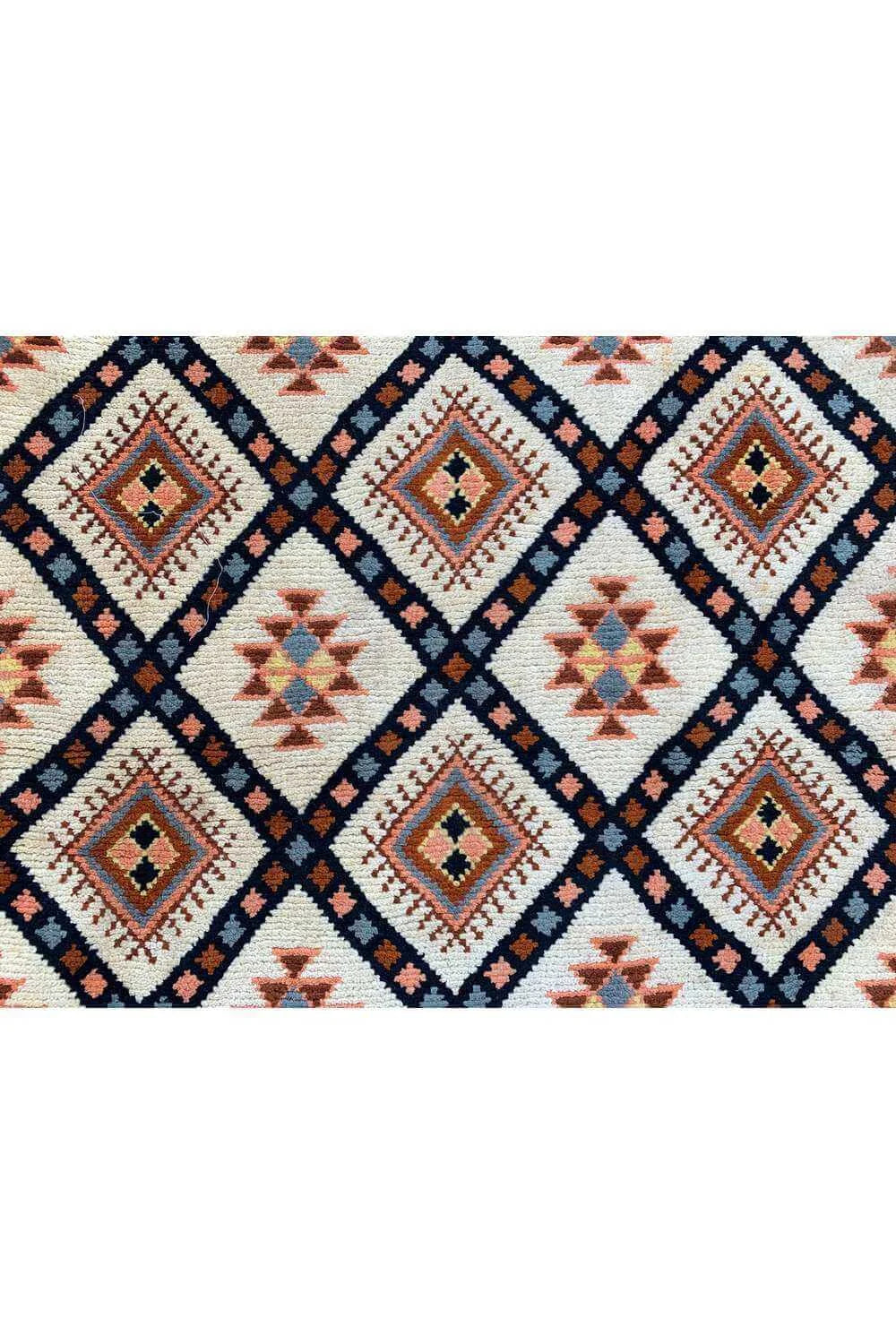 Amazing Hand Knotted Turkish Wool Area Runner Rug 8.9 x 3.0 Ft