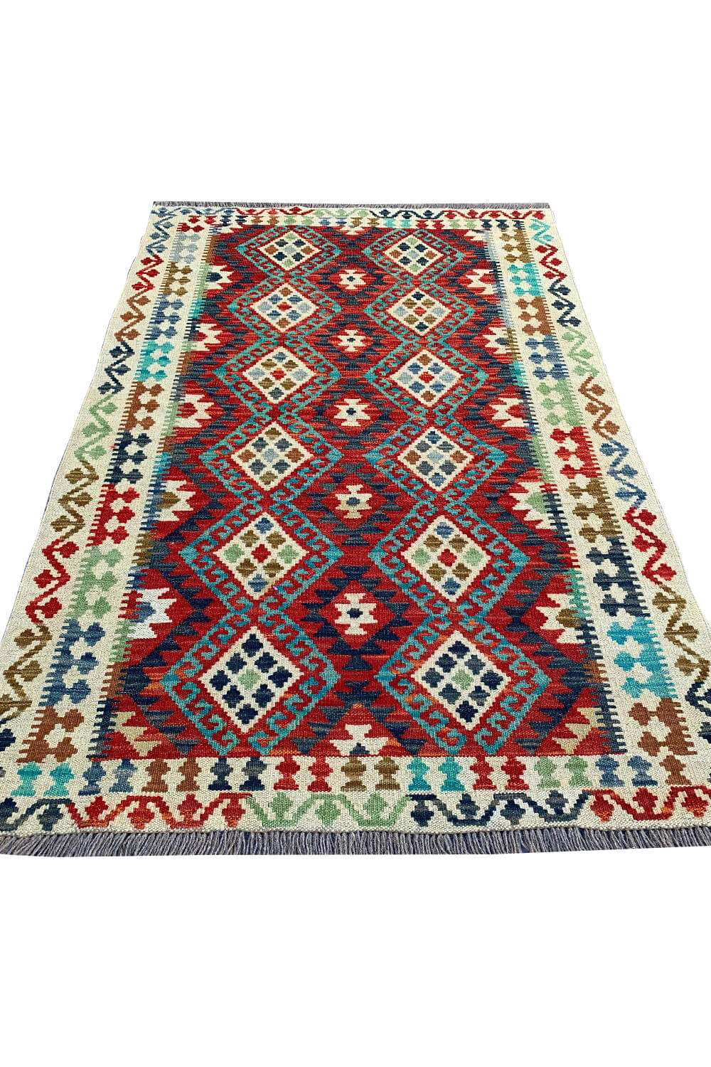 MODERN CHOBI KILIM 5.0 X 3.3 FT