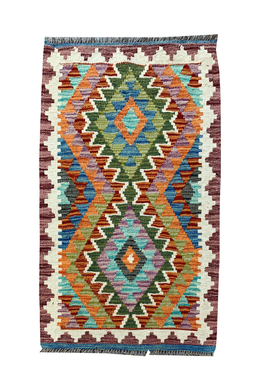 MODERN CHOBI KILIM 2.11 X 1.11 FT