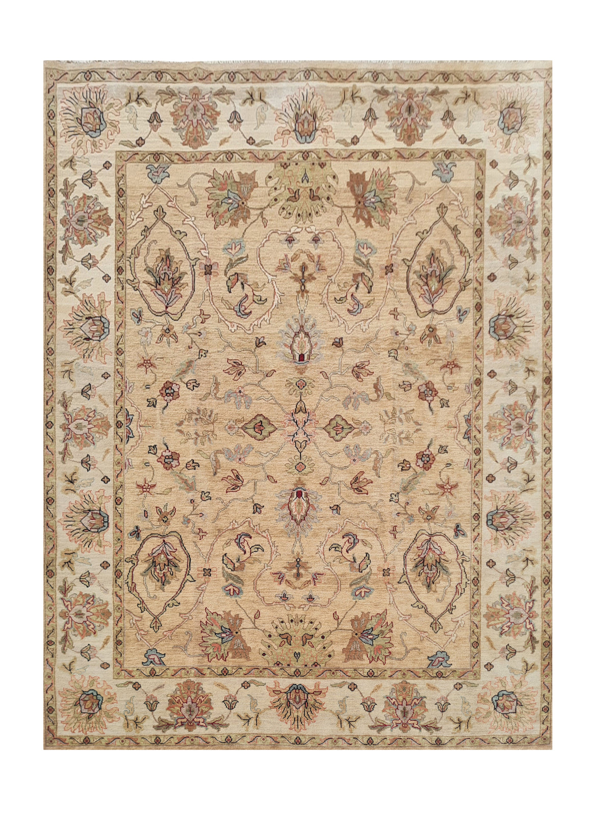 Amazing Hand Knotted Vintage afghan chobi Wool Area Rug 10 x 8 Ft