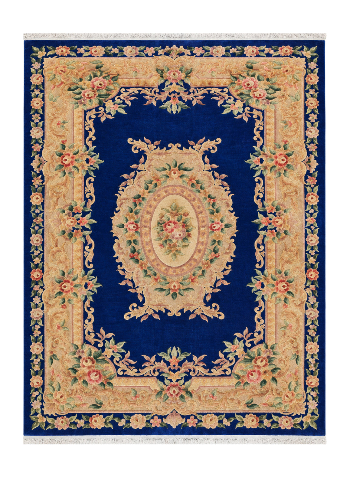 Amazing Hand Knotted Vintage Tibet Silk Area Rug 9.0 x 5.11 Ft