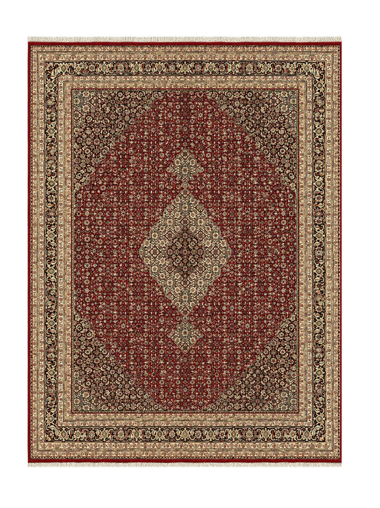 Amazing Hand Knotted Vintage Bijour Wool Area Rug 11.2 x 8.4 Ft