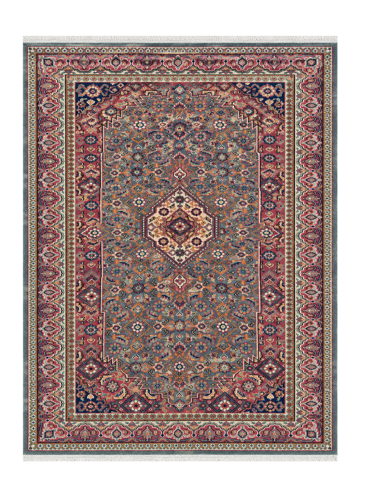 Amazing Hand Knotted Vintage Bijar Wool Area Rug 5.5 x 2.10 Ft