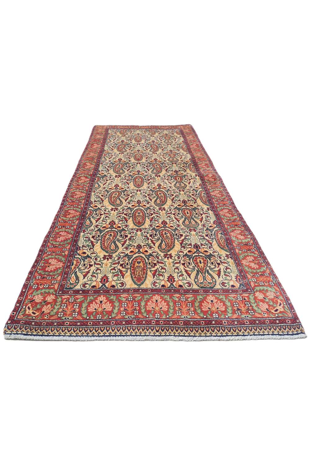 Amazing Hand Knotted Vintage Double knot Wool Area Runner Rug 6.0 x 1.7 Ft