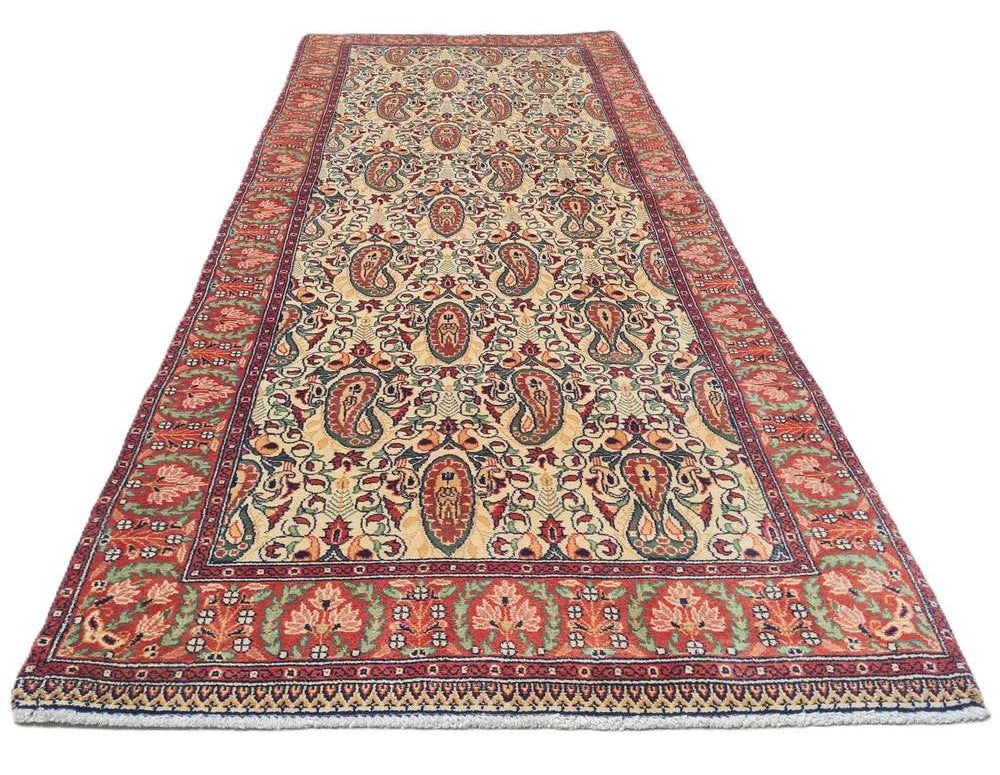 Amazing Hand Knotted Vintage Double knot Wool Area Runner Rug 6.0 x 1.7 Ft