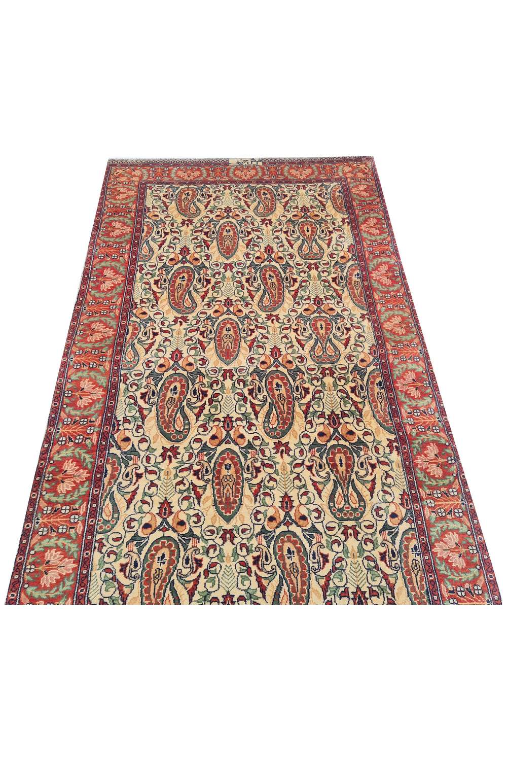 Amazing Hand Knotted Vintage Double knot Wool Area Runner Rug 6.0 x 1.7 Ft