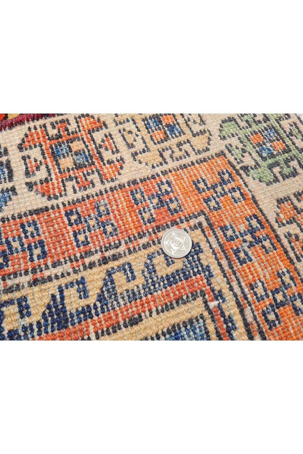 Amazing Hand Knotted Afghan kazak Wool Area Rug 4.9 x 3.1 Ft