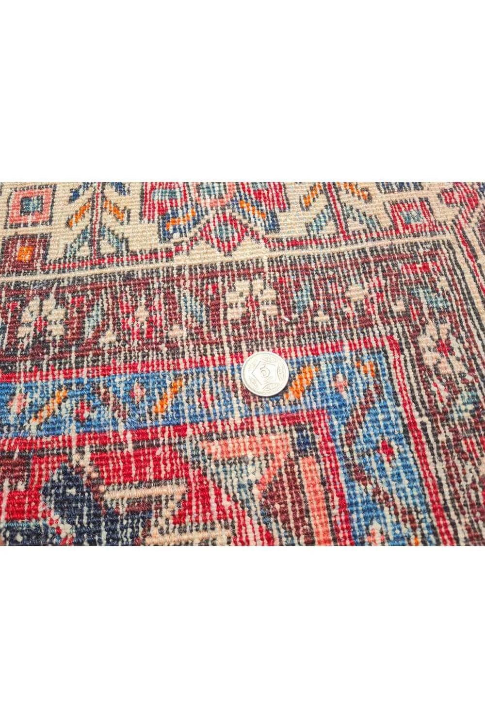 Amazing Hand Knotted Antique Hareez Wool Area Rug 5.5 x 3.6 Ft