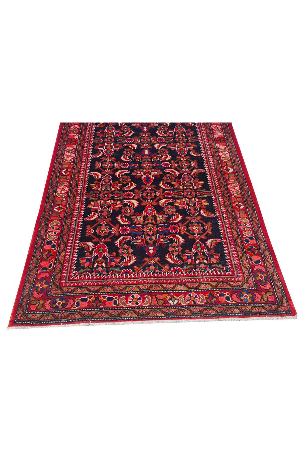 Amazing Hand Knotted Vintage Hamidoun Wool Area Rug 5.0 x 3.7 Ft