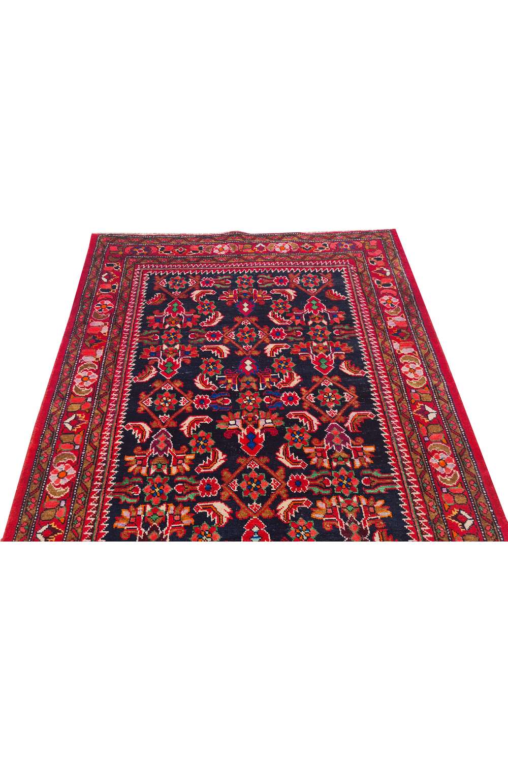Amazing Hand Knotted Vintage Hamidoun Wool Area Rug 5.0 x 3.7 Ft