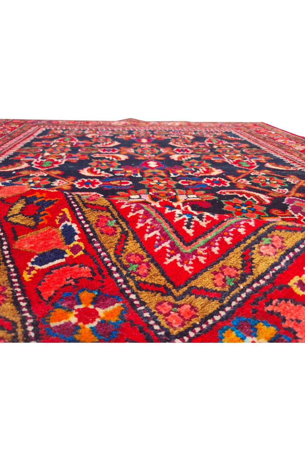 Amazing Hand Knotted Vintage Hamidoun Wool Area Rug 5.0 x 3.7 Ft