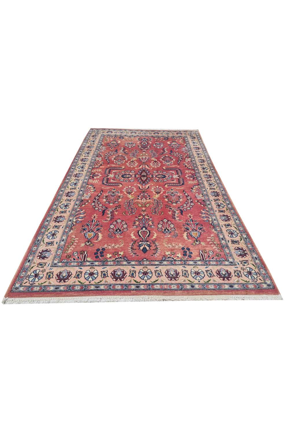 Amazing Hand Knotted Vintage Double Knot Wool Area Rug 5.2 x 3.2 Ft