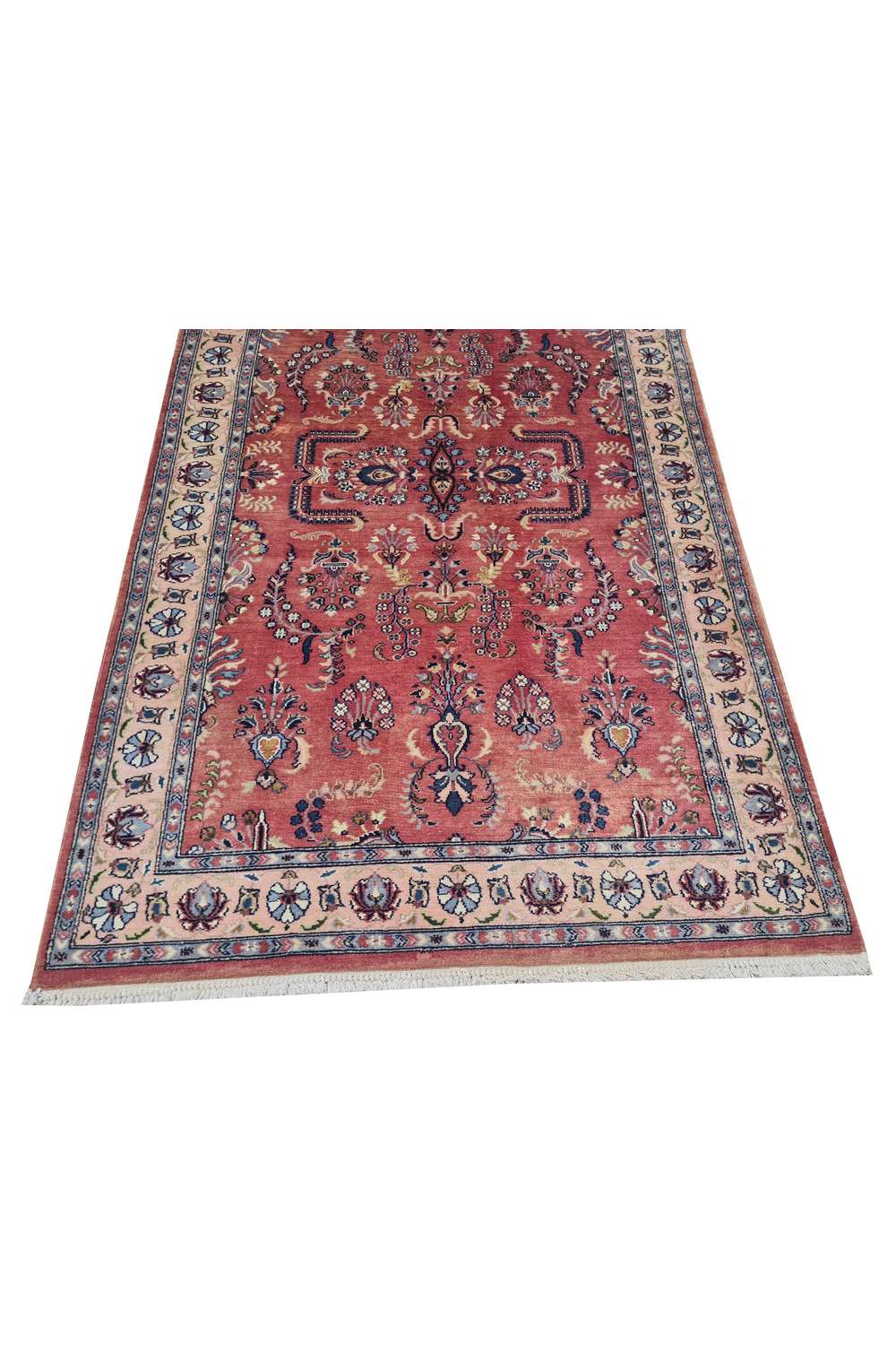 Amazing Hand Knotted Vintage Double Knot Wool Area Rug 5.2 x 3.2 Ft