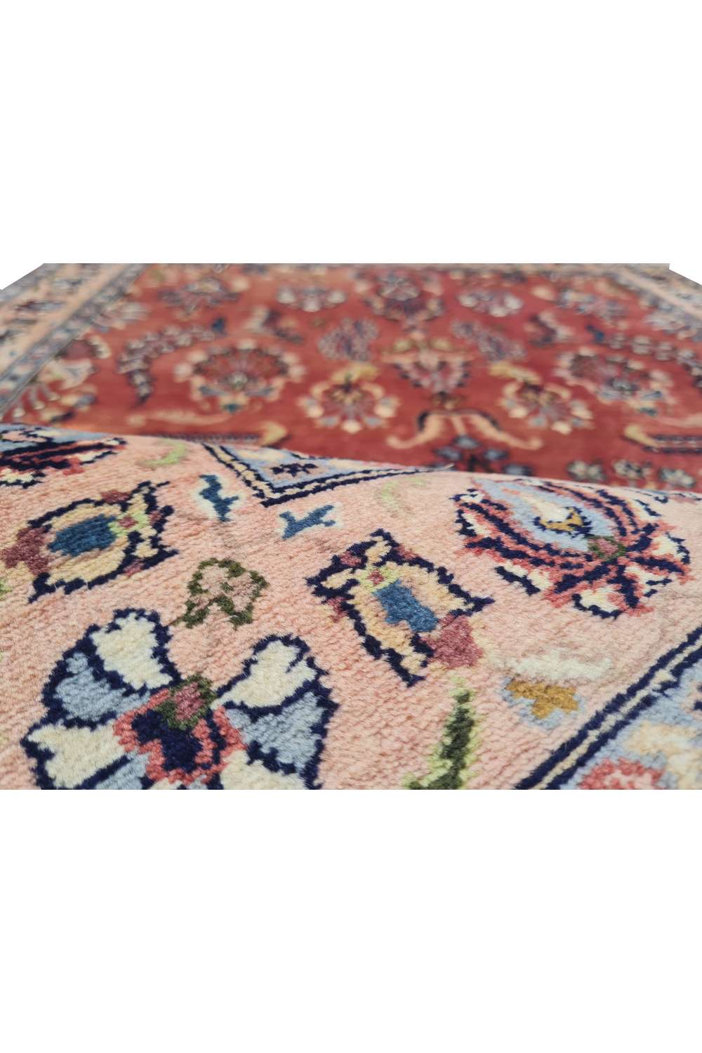 Amazing Hand Knotted Vintage Double Knot Wool Area Rug 5.2 x 3.2 Ft