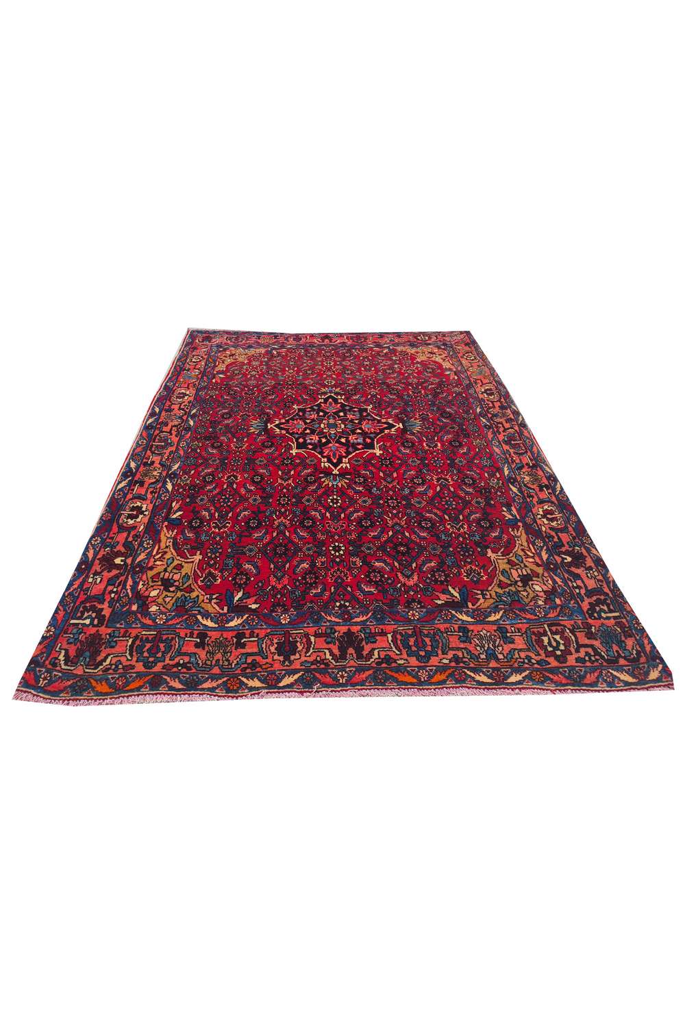 Amazing Hand Knotted Antique Bijour Wool Area Rug 5.3 x 3.6 Ft