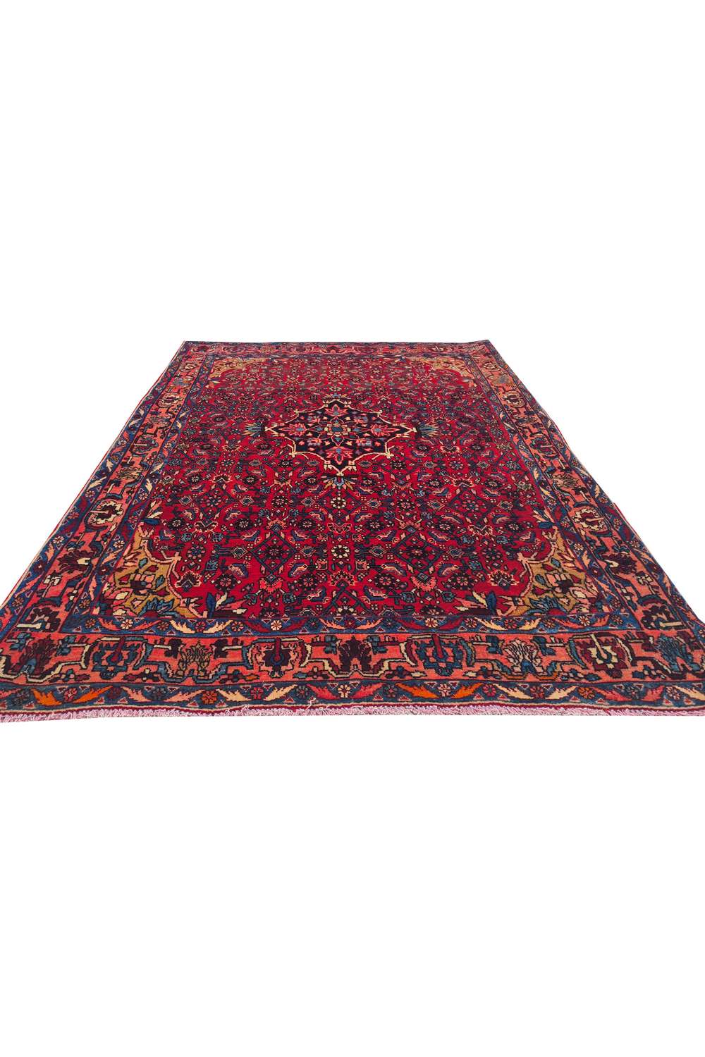Amazing Hand Knotted Antique Bijour Wool Area Rug 5.3 x 3.6 Ft