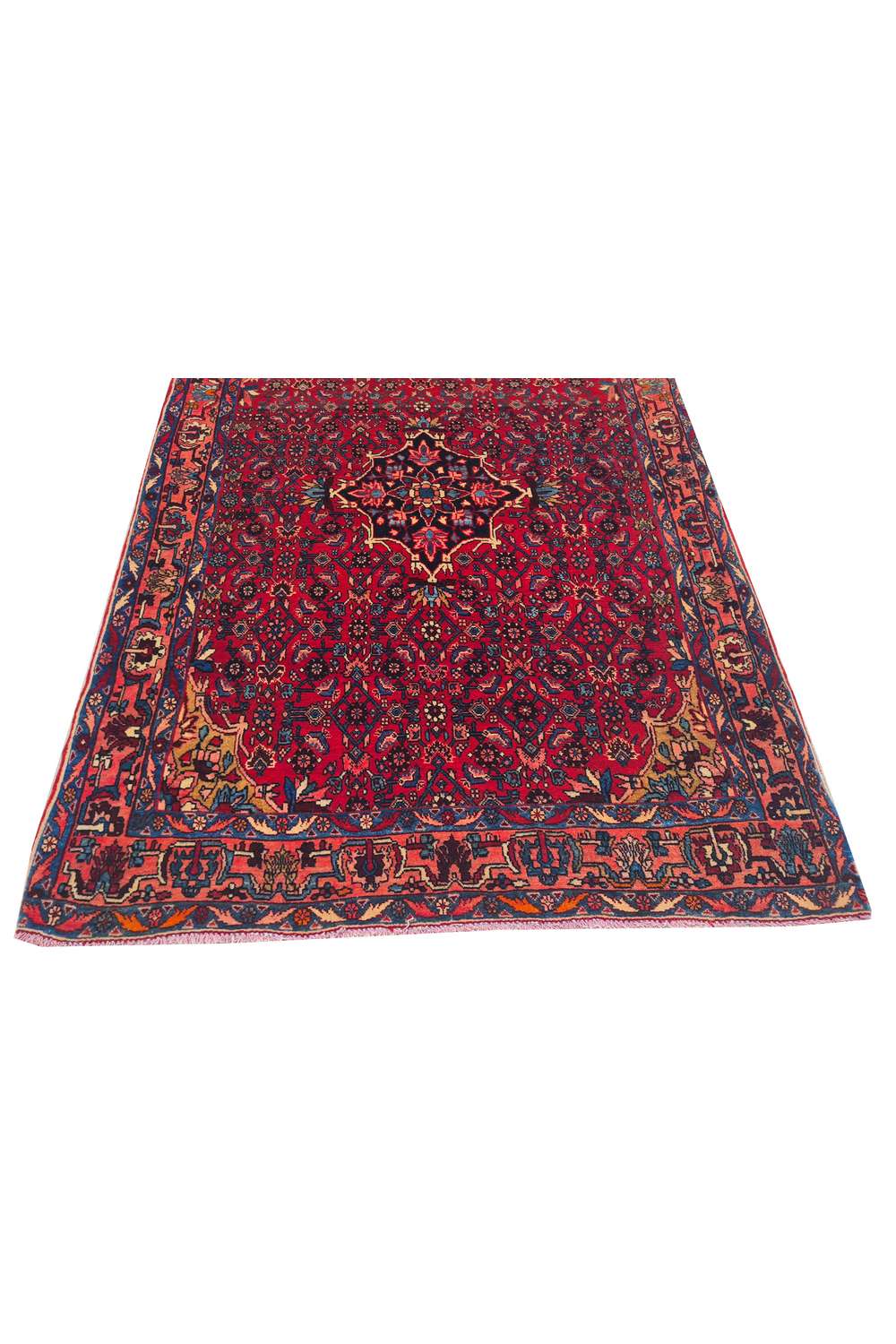 Amazing Hand Knotted Antique Bijour Wool Area Rug 5.3 x 3.6 Ft