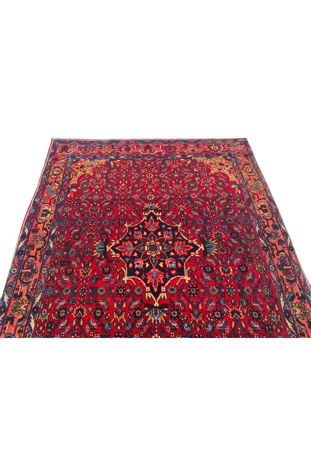 Amazing Hand Knotted Antique Bijour Wool Area Rug 5.3 x 3.6 Ft