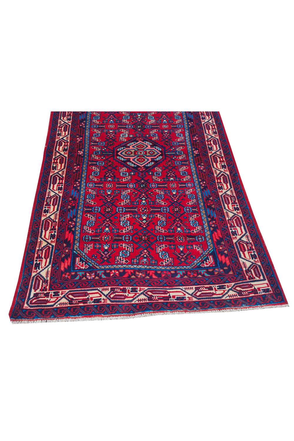 Amazing Hand Knotted Vintage Ceena Wool Area Rug 5.3 x 3.3 Ft