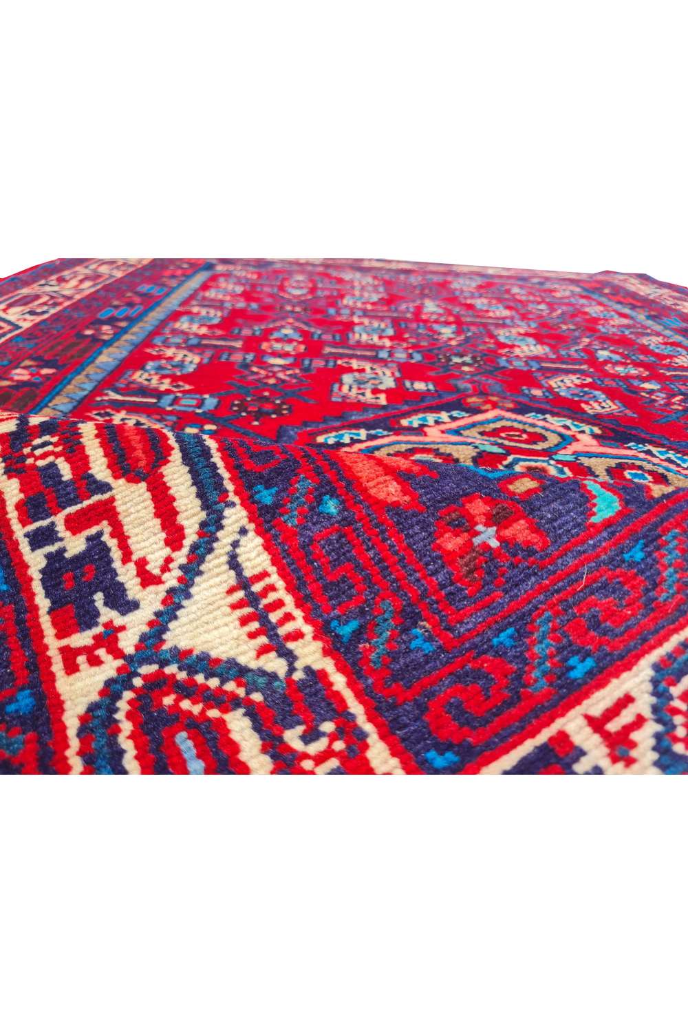 Amazing Hand Knotted Vintage Ceena Wool Area Rug 5.3 x 3.3 Ft