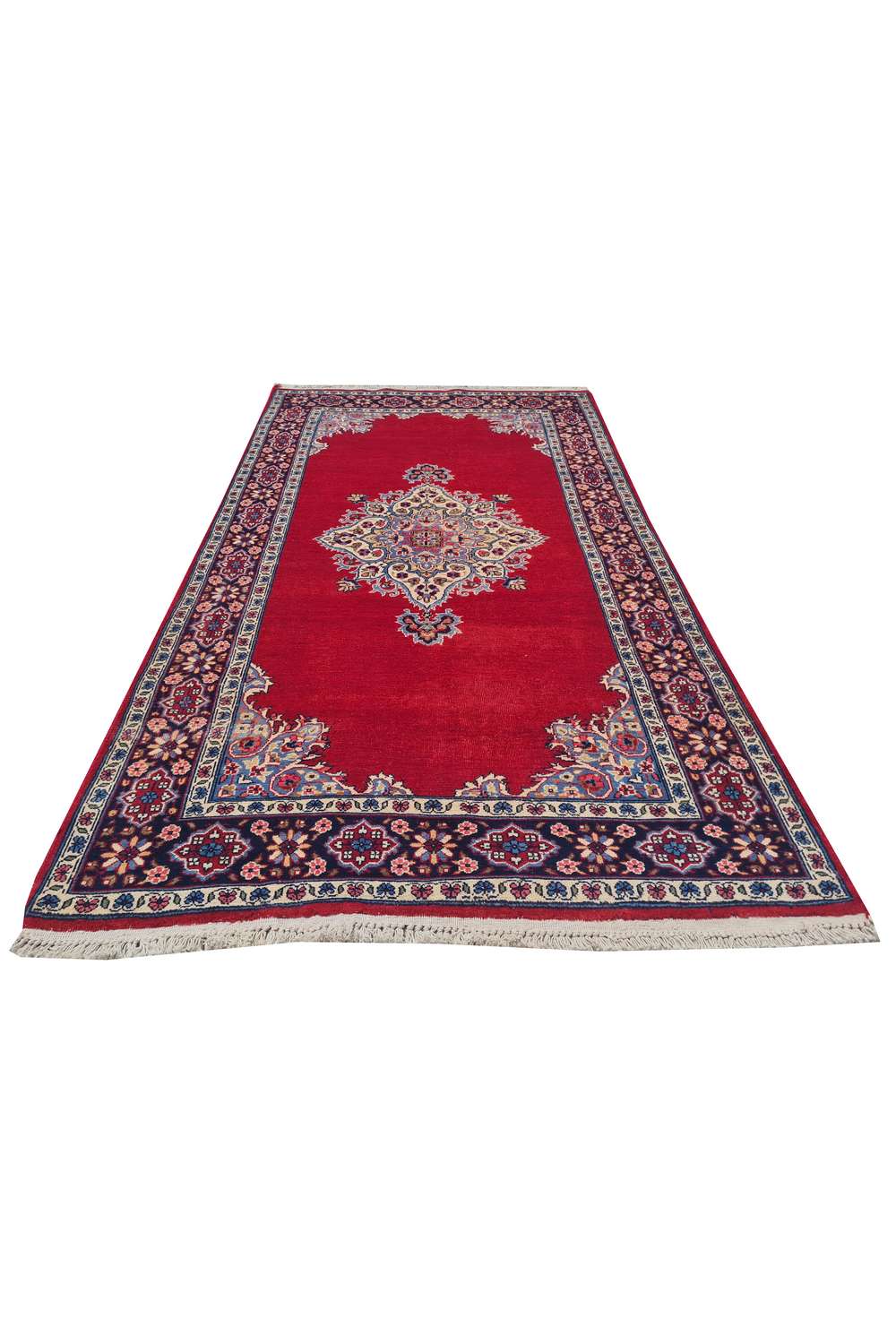 Amazing Hand Knotted Vintage Double knot Wool Area Rug 5.6 x 3.0 Ft