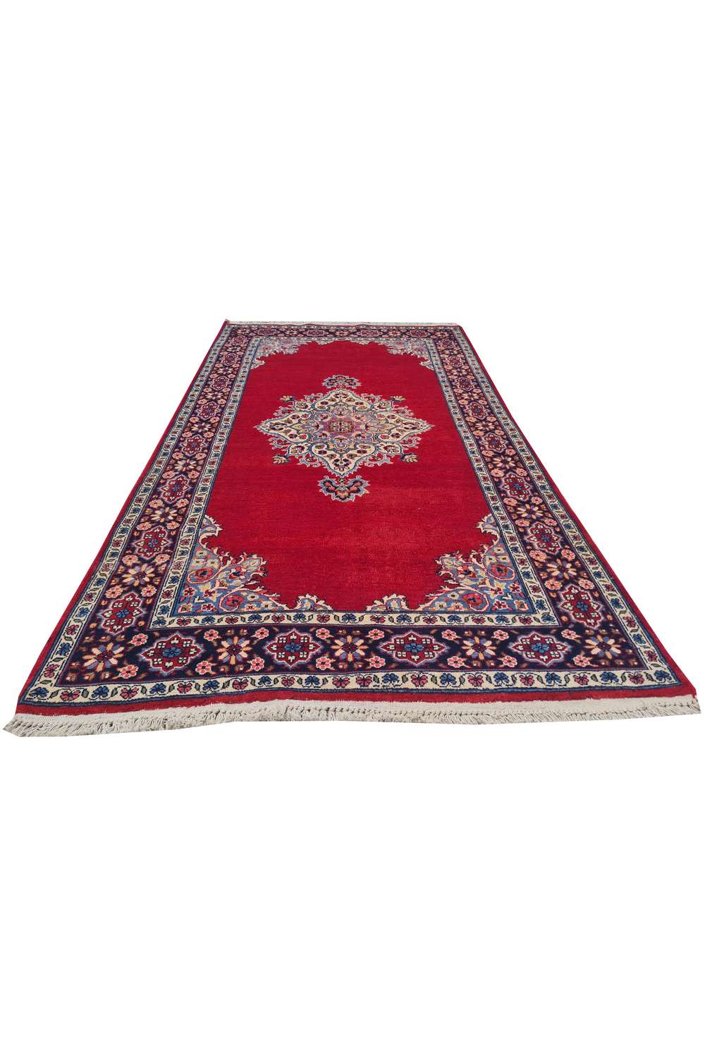 Amazing Hand Knotted Vintage Double knot Wool Area Rug 5.6 x 3.0 Ft