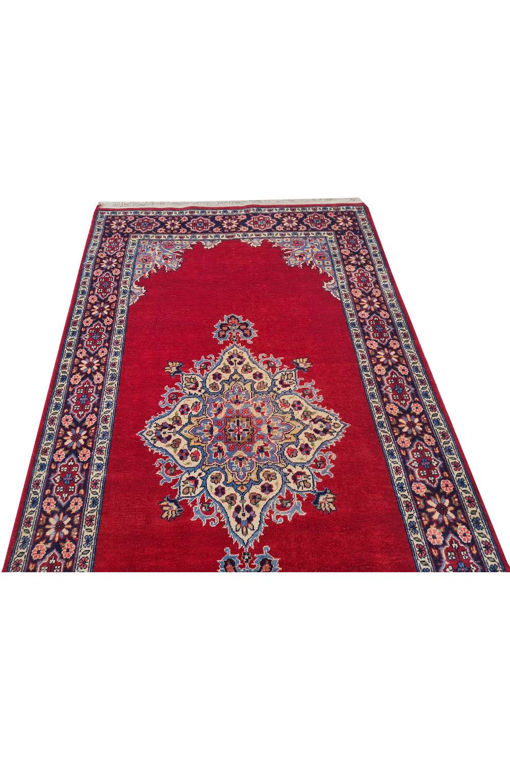 Amazing Hand Knotted Vintage Double knot Wool Area Rug 5.6 x 3.0 Ft