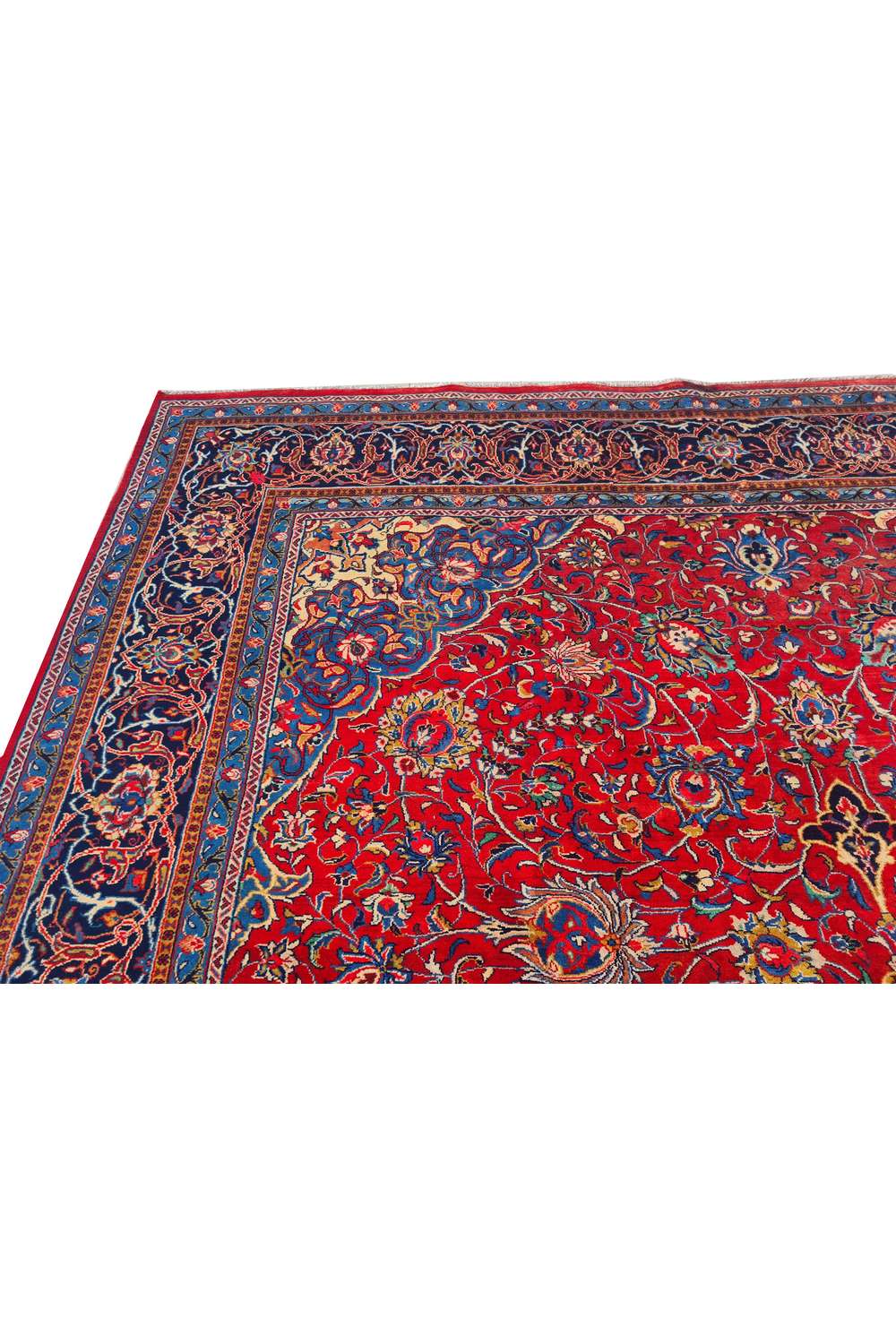 Amazing Hand Knotted Vintage Tribal Zingjan Wool Area Rug 14 x 10 Ft