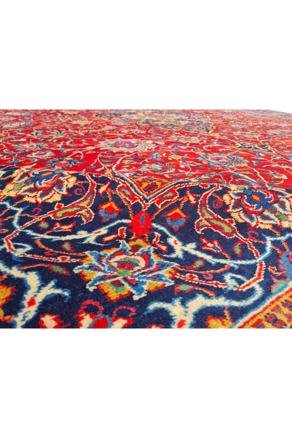 Amazing Hand Knotted Vintage Tribal Zingjan Wool Area Rug 14 x 10 Ft