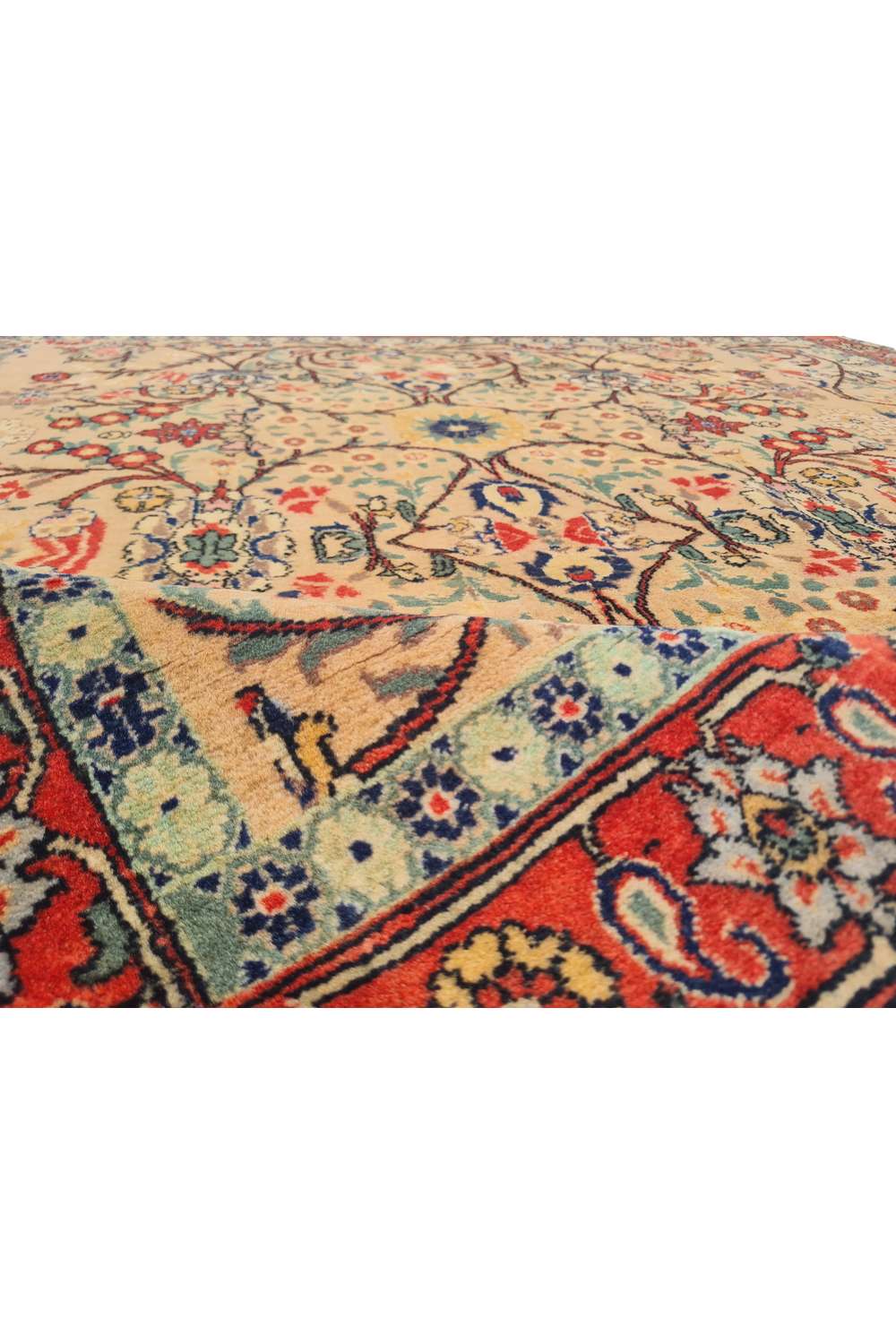 Amazing Hand Knotted Vintage Double knot Wool Area Rug 6.2 x 4.11 Ft