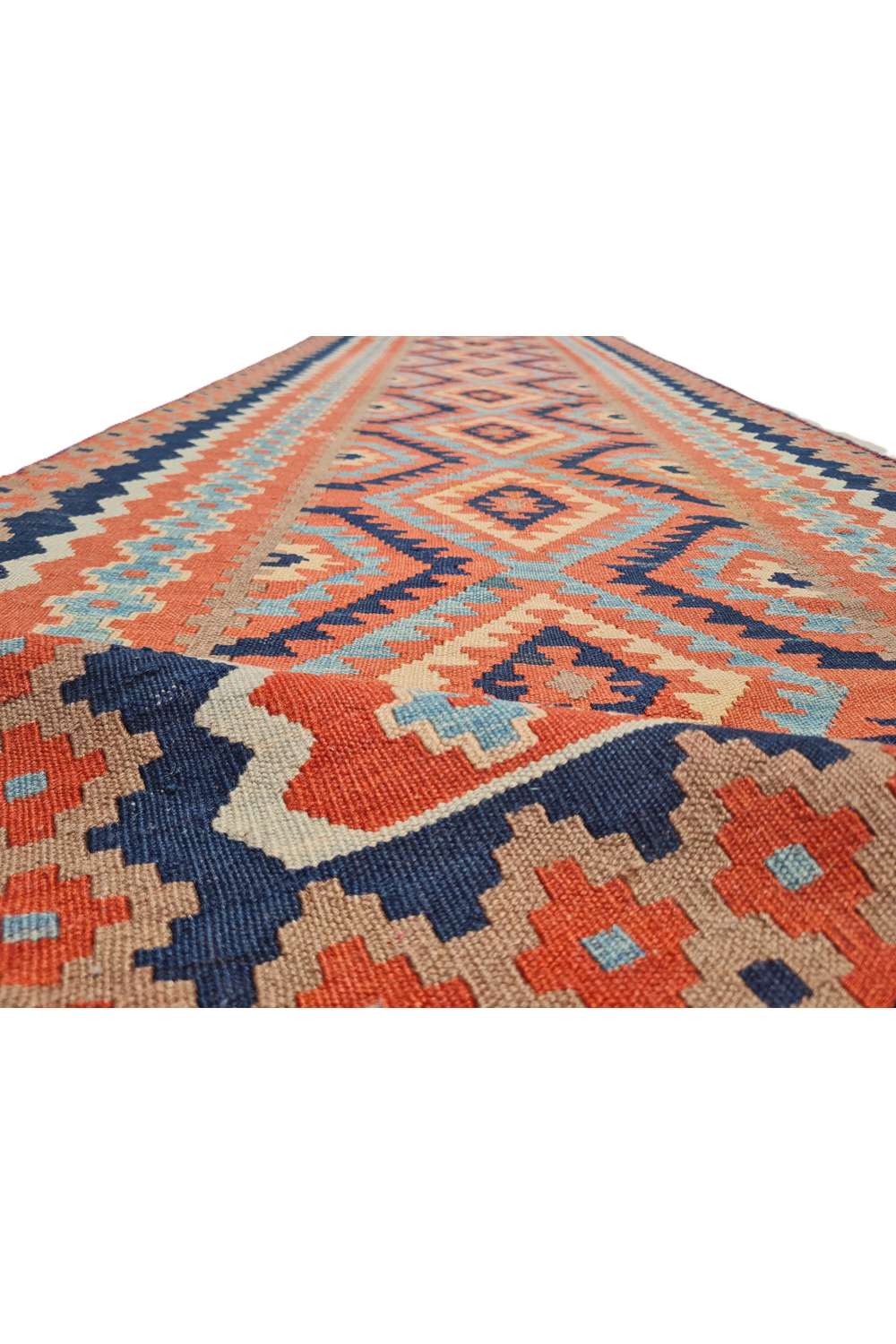 Amazing Hand Knotted Vintage Shrz Wool Area Runner Rug 9.3 x 2.5 Ft