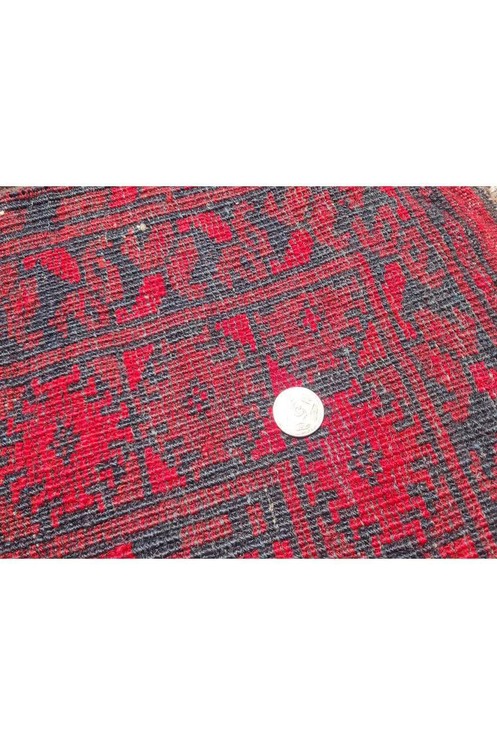 Amazing Hand Knotted Antique Turkmen Felpah Wool Area Rug 10.11 x 8.3 Ft
