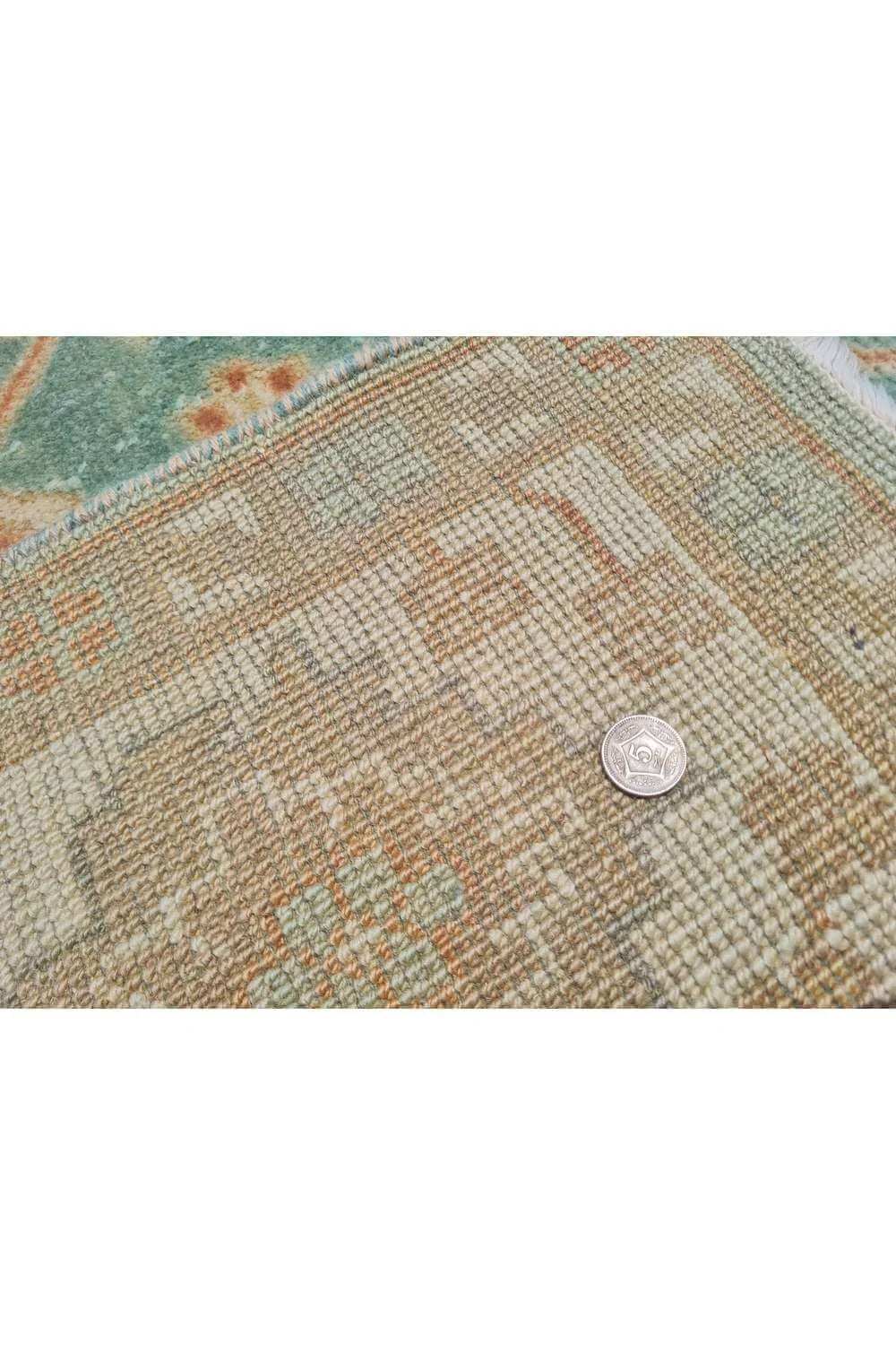 Amazing Hand Knotted Vintage Afghan Chobi Wool Area Rug 9.6 x 8.1 Ft