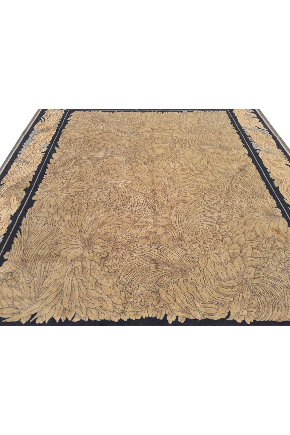 Amazing Hand Knotted Vintage Tibet Sino Pictorial Wool Area Rug 9.8 x 8.2 Ft