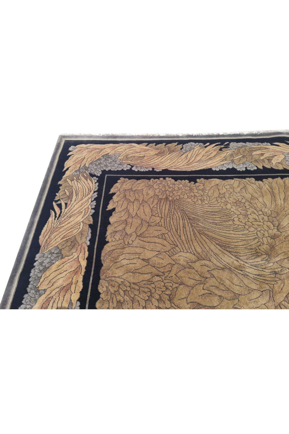 Amazing Hand Knotted Vintage Tibet Sino Pictorial Wool Area Rug 9.8 x 8.2 Ft