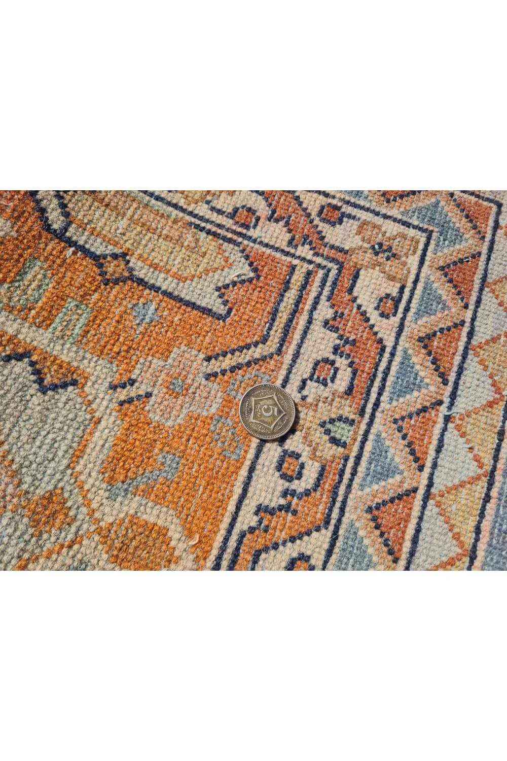 Amazing Hand Knotted Vintage Indo Wool Area Rug 11.7 x 8.8 Ft