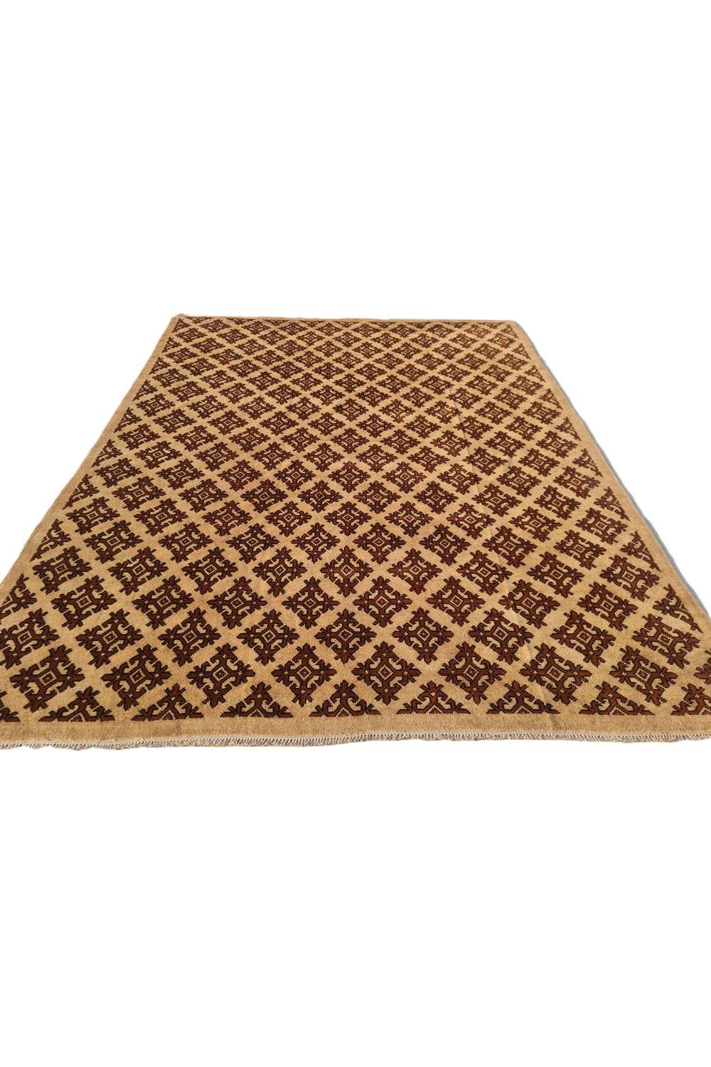 Amazing Hand Knotted Vintage Moroccan Wool Area Rug 11.0 x 8.5 Ft