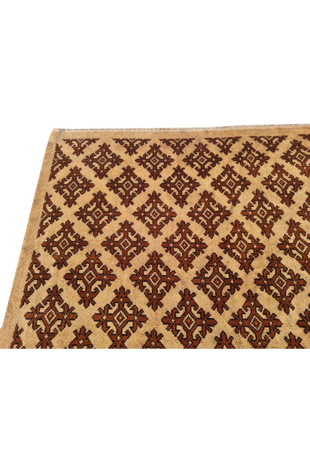 Amazing Hand Knotted Vintage Moroccan Wool Area Rug 11.0 x 8.5 Ft