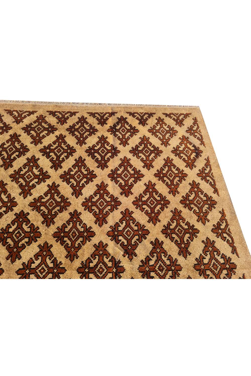 Amazing Hand Knotted Vintage Moroccan Wool Area Rug 11.0 x 8.5 Ft