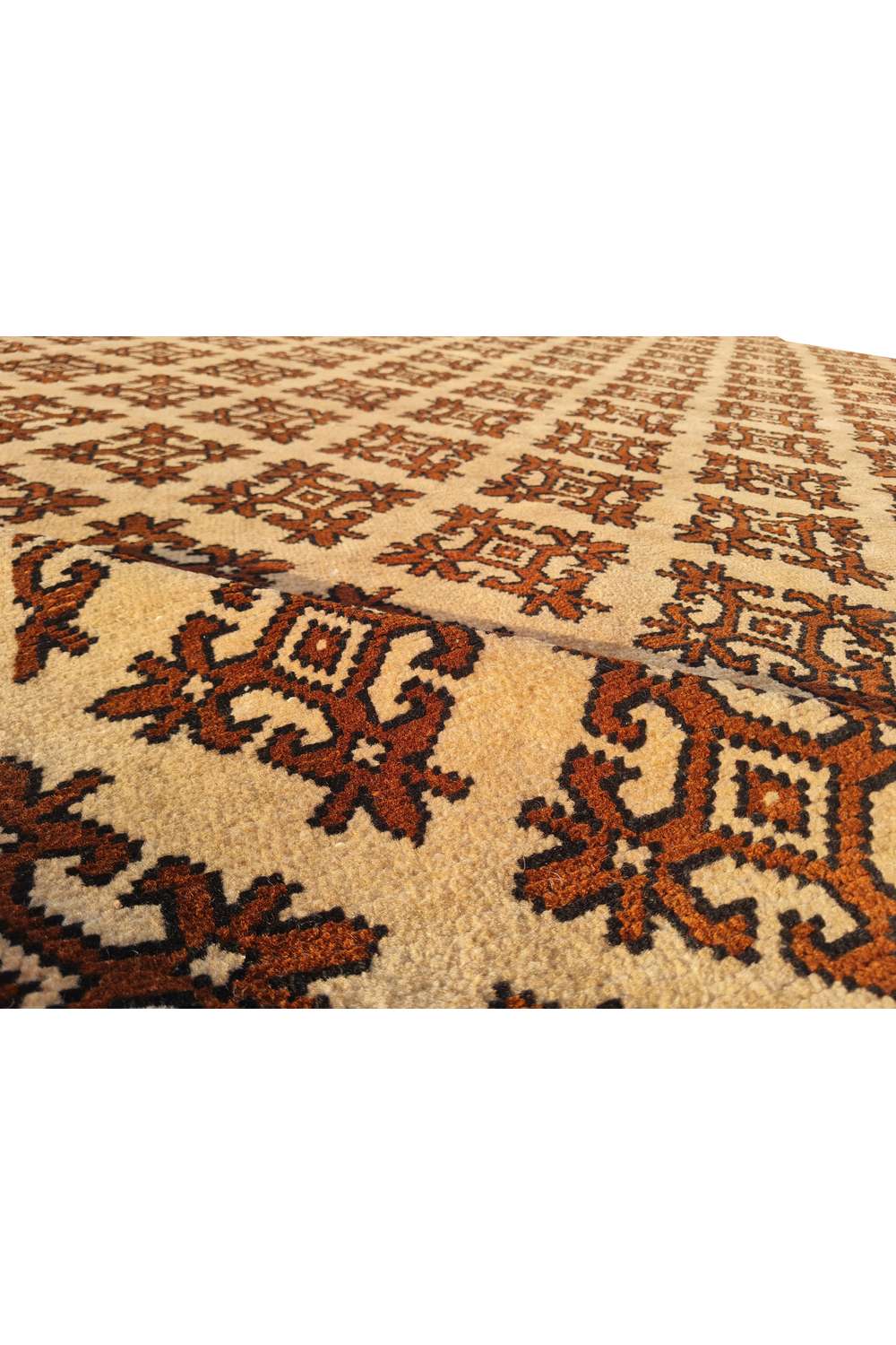 Amazing Hand Knotted Vintage Moroccan Wool Area Rug 11.0 x 8.5 Ft