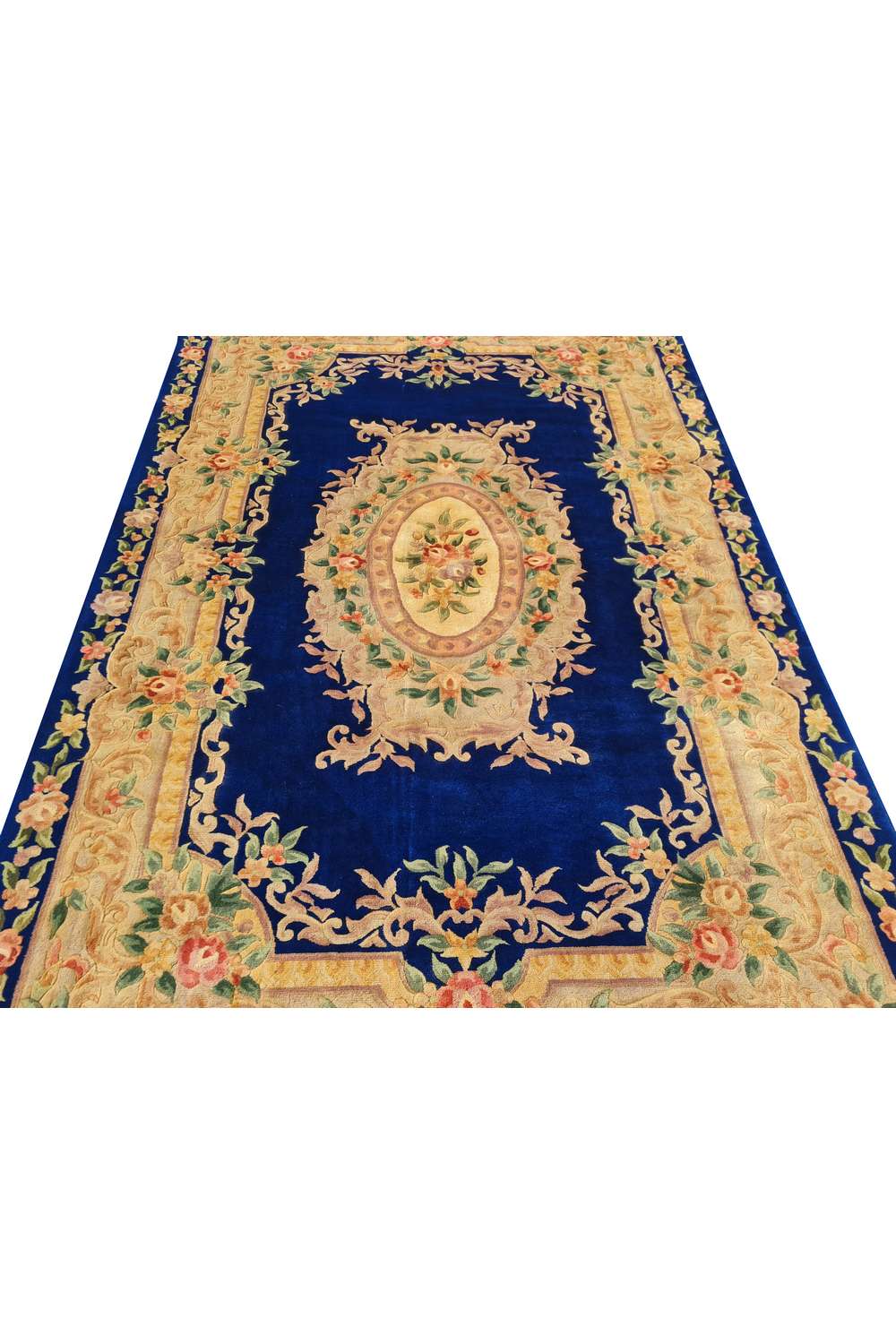 Amazing Hand Knotted Vintage Tibet Silk Area Rug 9.0 x 5.11 Ft
