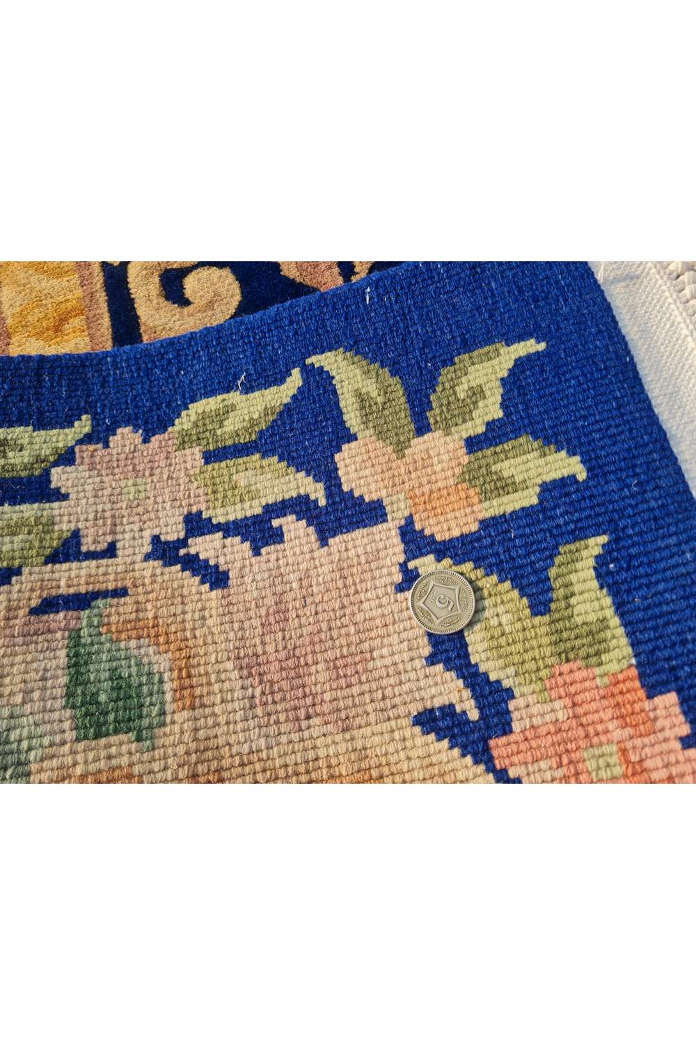 Amazing Hand Knotted Vintage Tibet Silk Area Rug 9.0 x 5.11 Ft