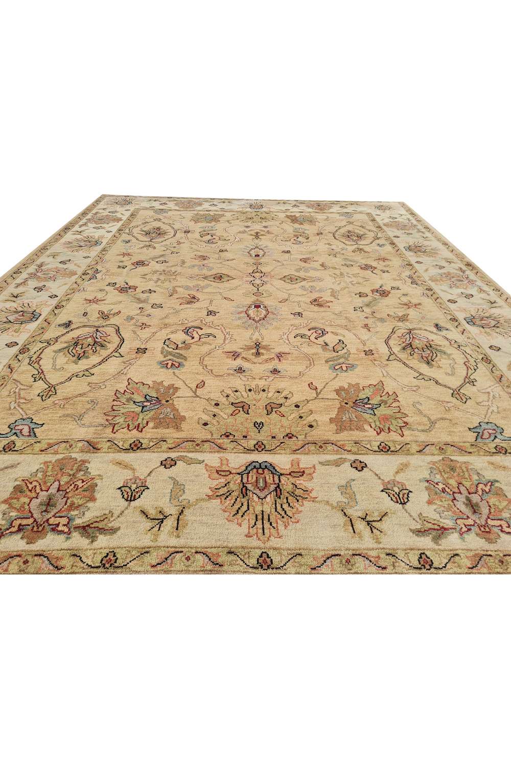 Amazing Hand Knotted Vintage afghan chobi Wool Area Rug 10 x 8 Ft