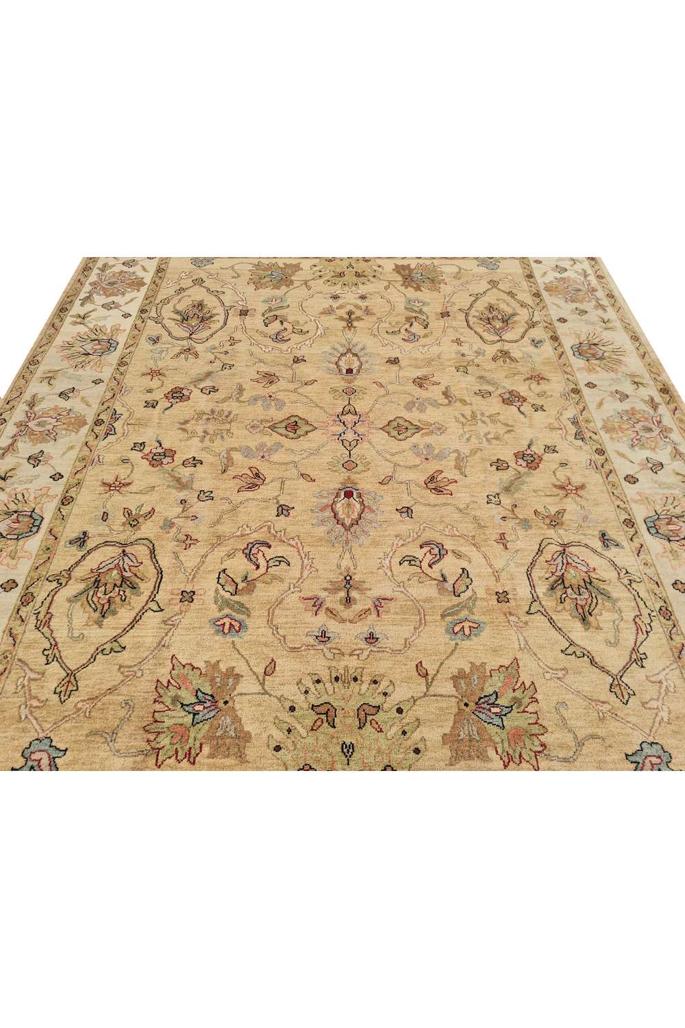 Amazing Hand Knotted Vintage afghan chobi Wool Area Rug 10 x 8 Ft